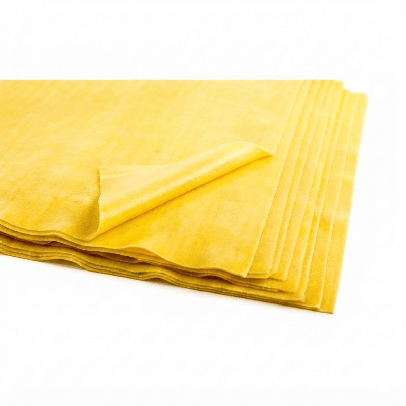 Pasta en láminas precocida