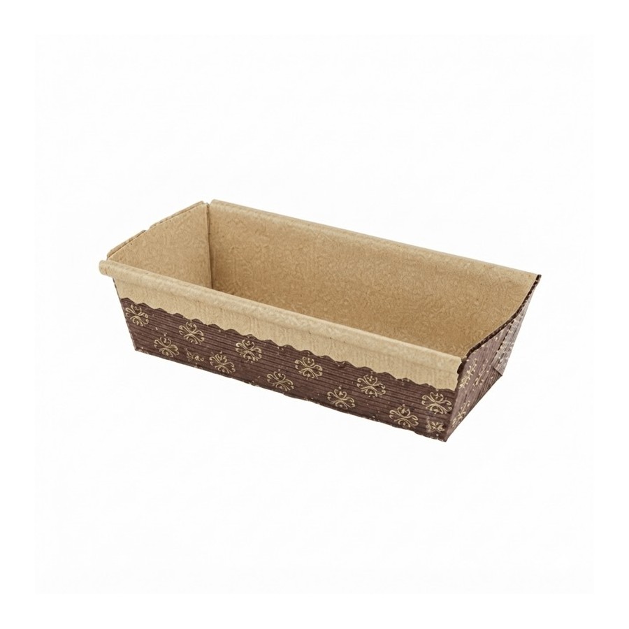Molde cartoncillo ondulado para bica 13,5x19,3x3,5 cm. Desechable | 800 ud
