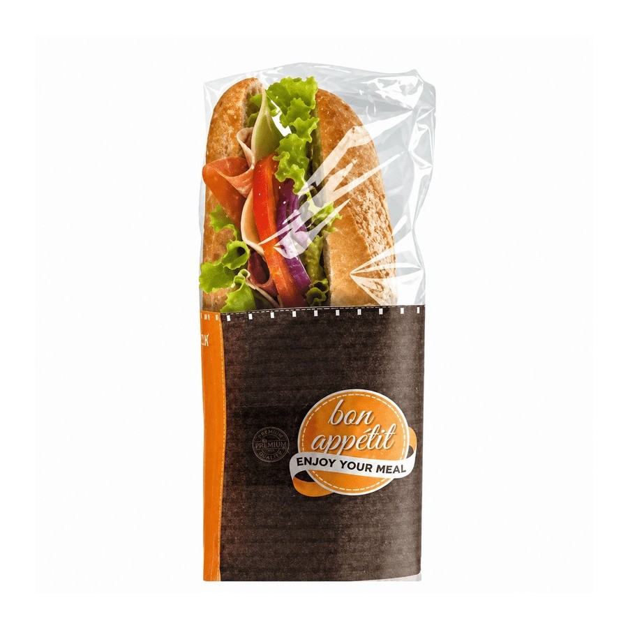 Bolsa bocadillo kraft ecológico 21,5x7,5 cm | Caja 1000 ud