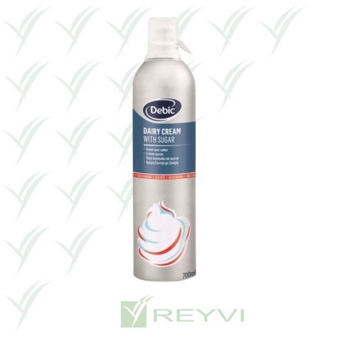 Nata en spray refrigerada 704 ml Debic | Ideal para hostelería y pastelería