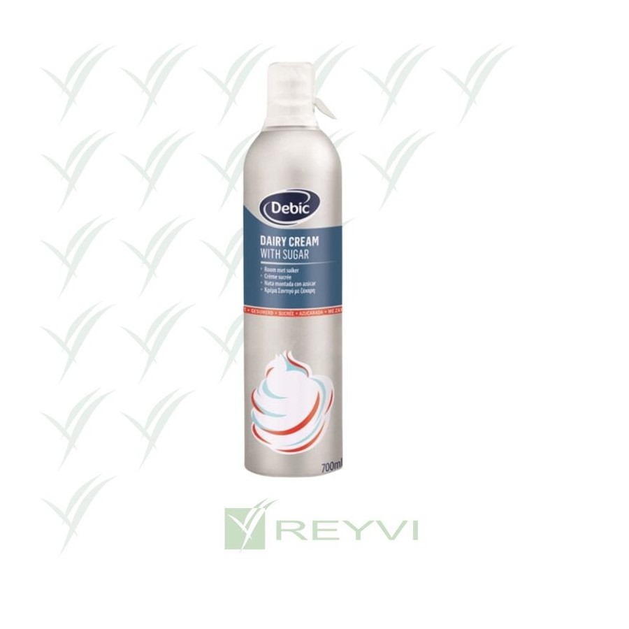 Nata en spray refrigerada 704 ml Debic | Ideal para hostelería y pastelería