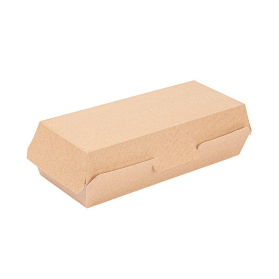 CAJA PANINI NATURAL THEPACK 26,5x12,2x7 CM P/50U