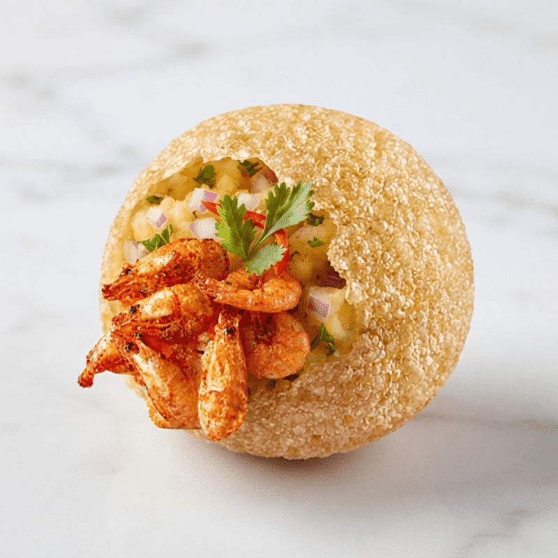 Pani Puri Crunchy 50x42 relleno