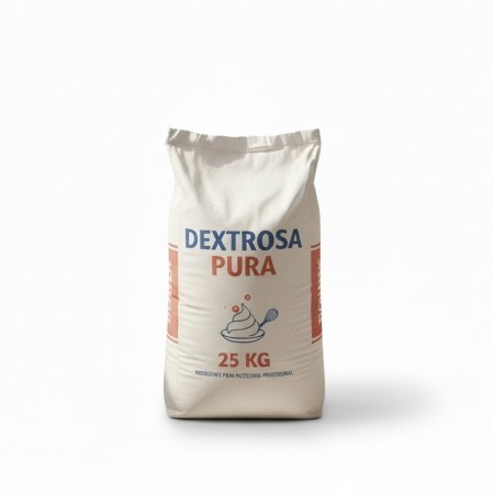 Dextrosa en polvo para panadería, pastelería y heladería | Saco 25 kg
