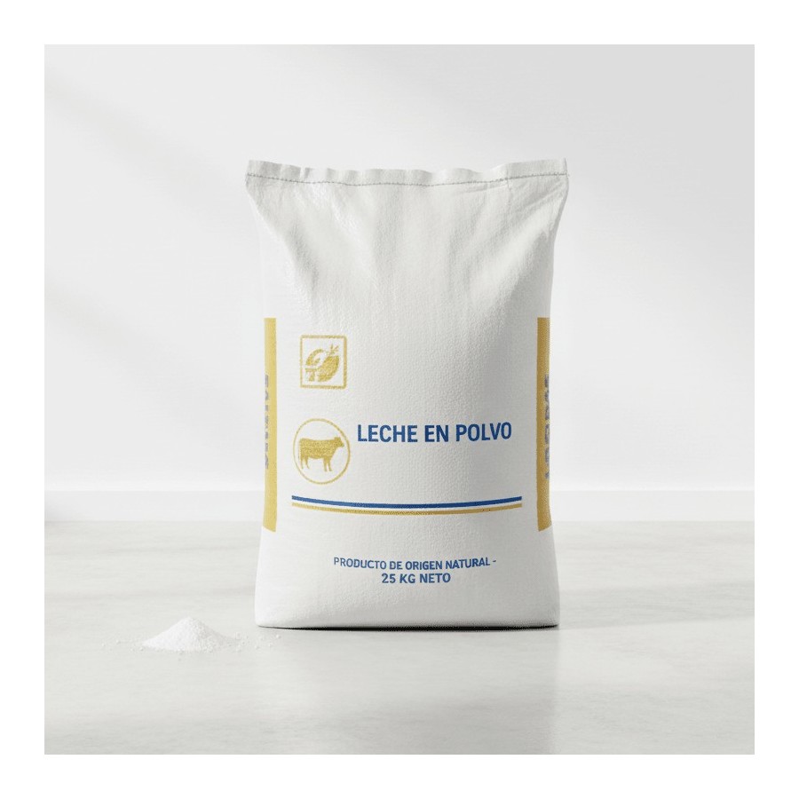 SACO 25 KG LECHE 1% EN POLVO