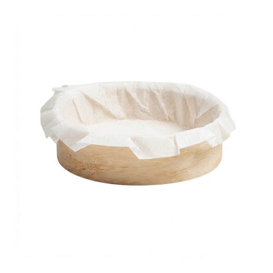Molde con Aro de Madera y Papel 120 x 30 mm | Caja 180 Uds