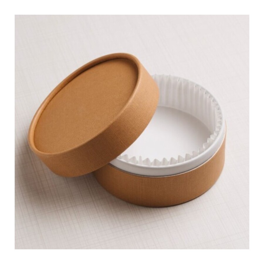 Caja cocción Lux kraft yute 200 ml Ø9,9x5,5 cm | Caja 280 unidades
