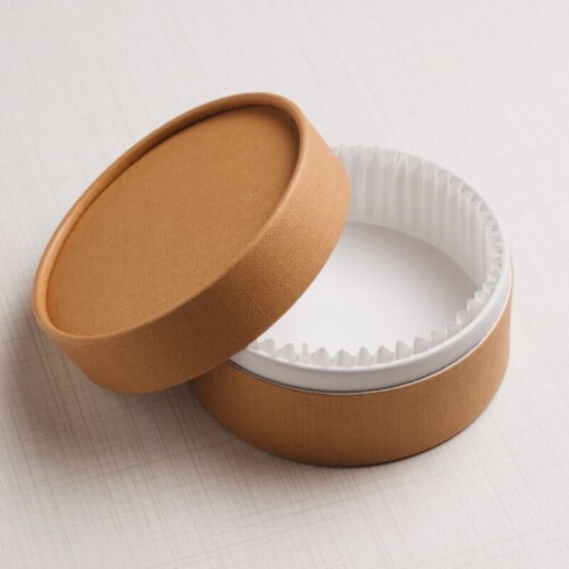 Caja cocción Lux kraft yute 200 ml Ø9,9x5,5 cm | Caja 280 unidades