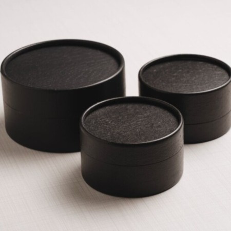 Caja Cocción LUX 700 ml acabado Negro Cuero cerrada | Caja 100 Uds