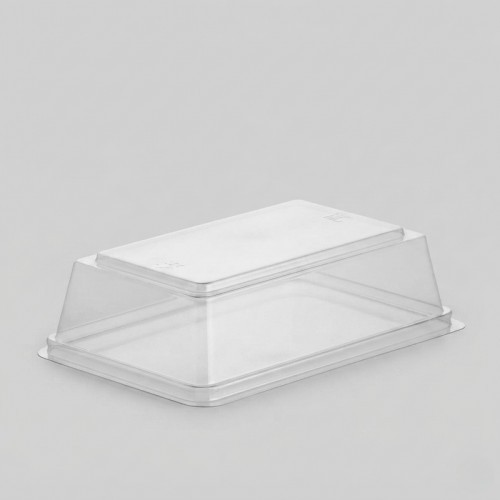 Tapa Alta PET Transparente para Envases de Postres | Poloplast
