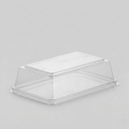 Tapa Alta PET Transparente para Envases de Postres | Poloplast