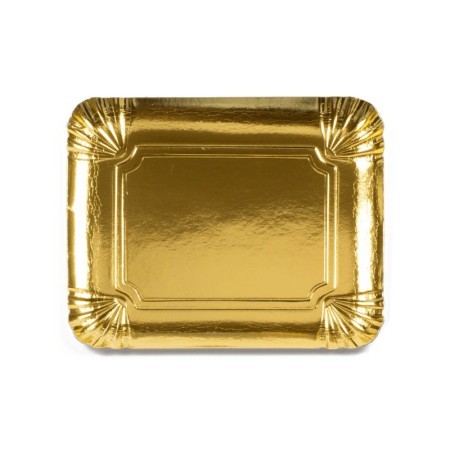 BANDEJA DORADA 12 31x38 PQTE 50 UD