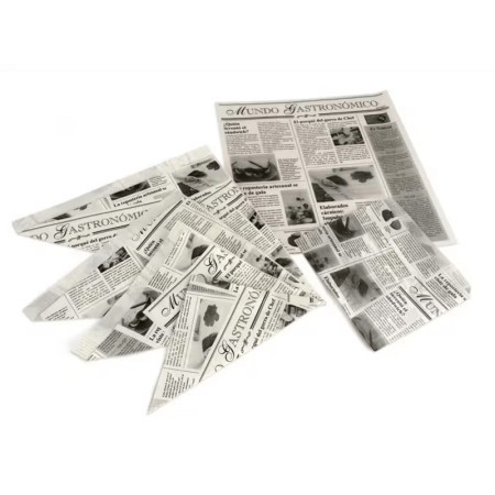 Papel antigrasa blanco News 28x31 cm | caja 1000 unidades