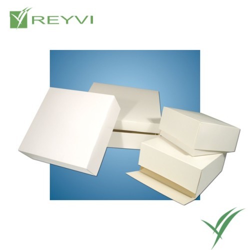 Caja cuadrada blanca 29x29x10 cm | Paquete 50 uds

