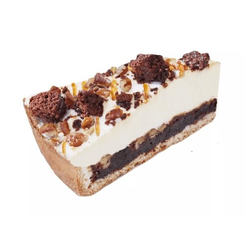 TROZO_CAKE CHOCO BLANCO Y NUECES PECANAS 1,57 KG VAN C/4 UD