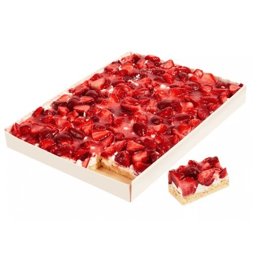 PLANCHA CAKE FRESAS NATURALES 2,88 KG VAN C/3 UD