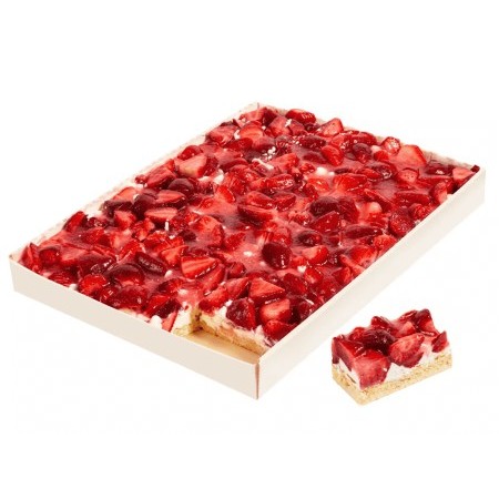 PLANCHA CAKE FRESAS NATURALES 2,88 KG VAN C/3 UD