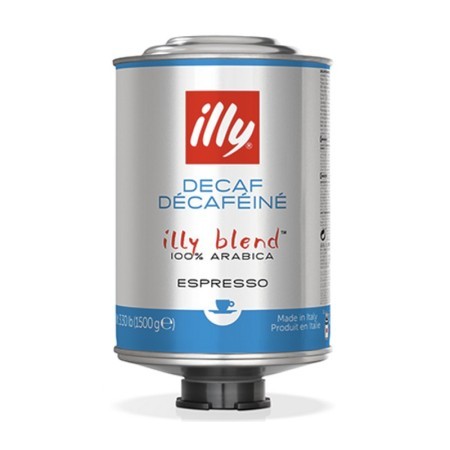 Tolva - café en grano descafeinado illy 1,5 kg