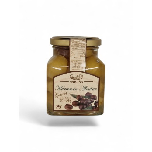 Tarro castañas en almíbar Gourmet Naiciña 240 g