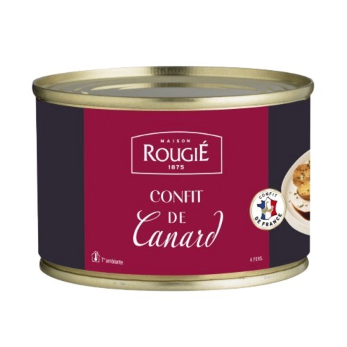 Lata confit de pato Rougié 4 muslos