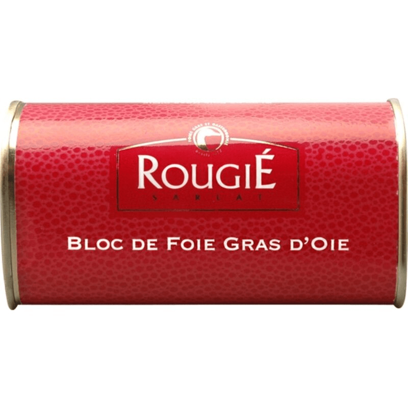 Lata bloc de foie gras de oca Rougié 145 g