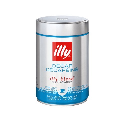 Lata café illy molido descafeinado 250 g