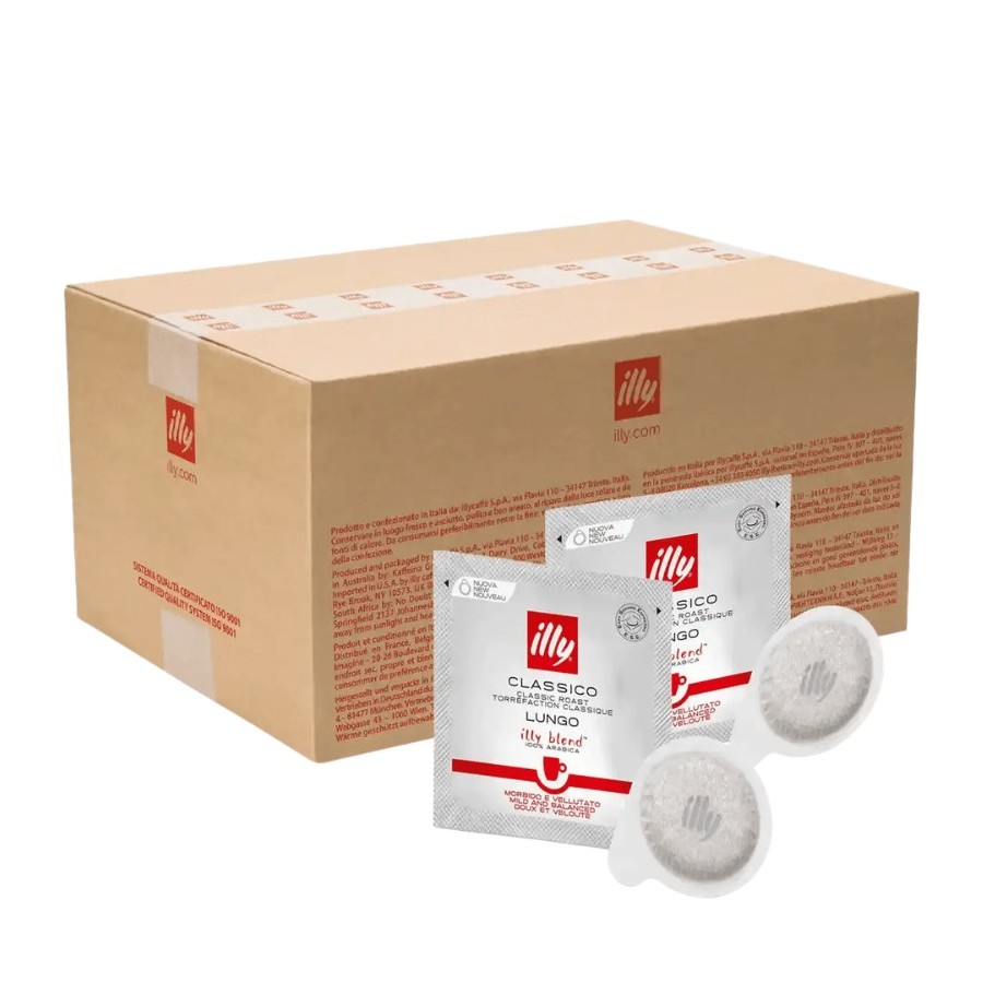 Caja cartón cápsulas de papel illy Classico